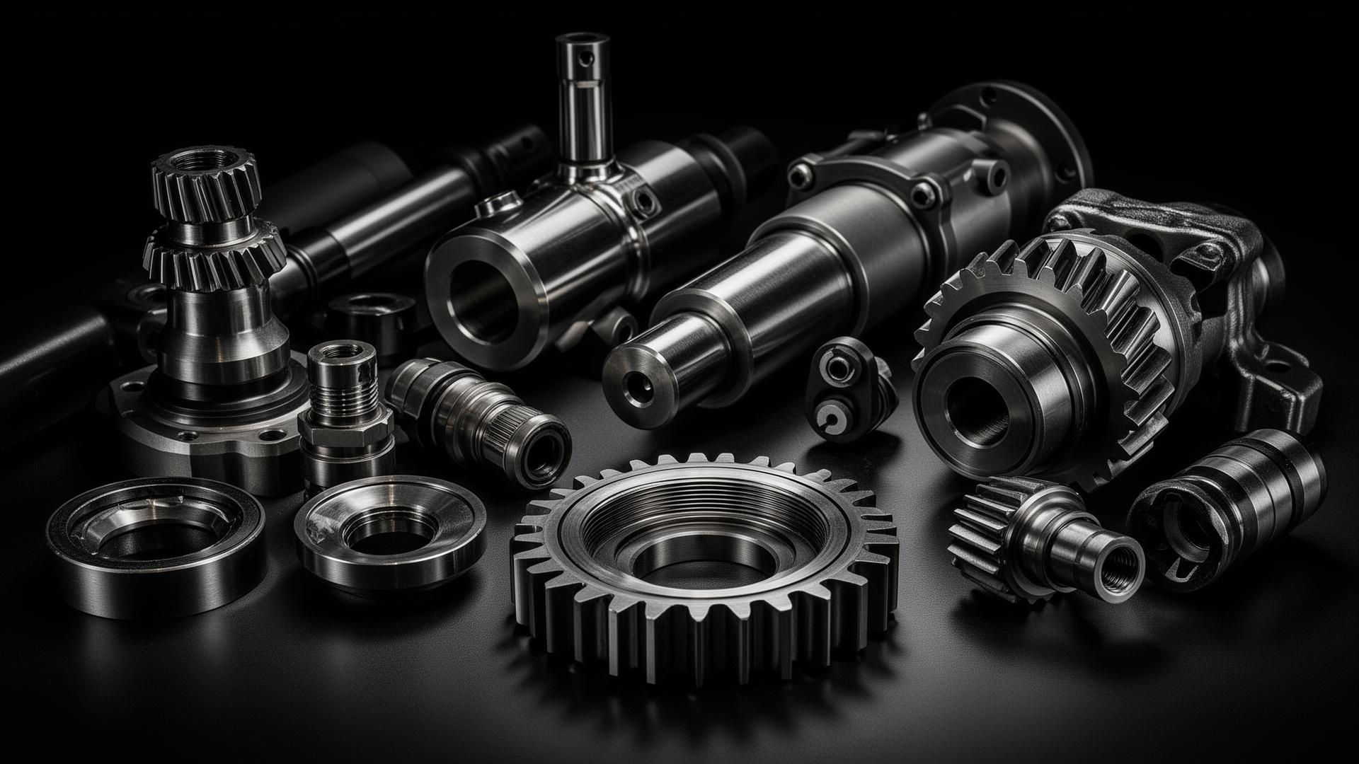 Caterpillar and Komatsu heavy equipment replacement parts inventory